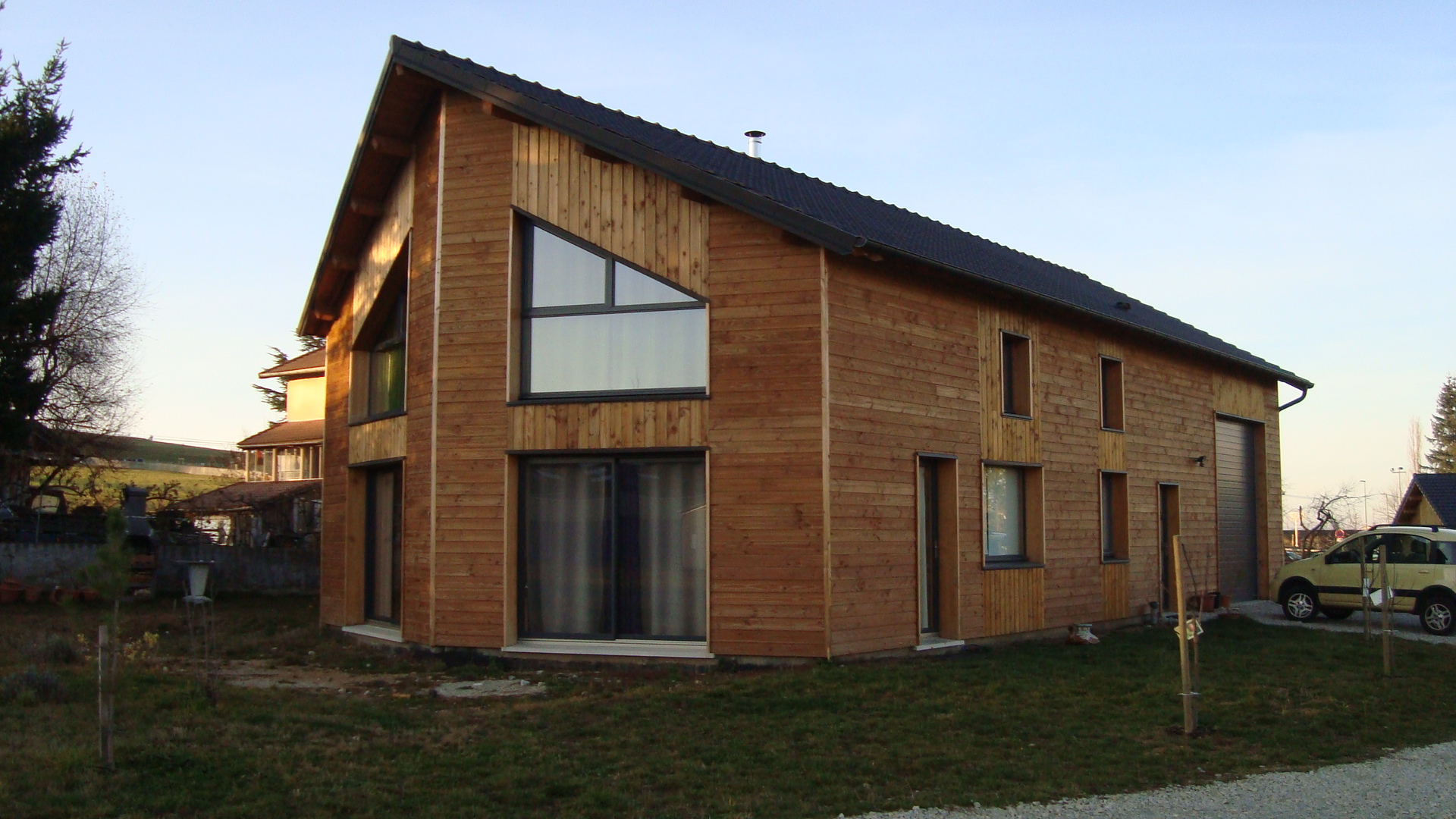 Maison ossature bois réalisée à Yssingeaux par Ets D. MICHEL